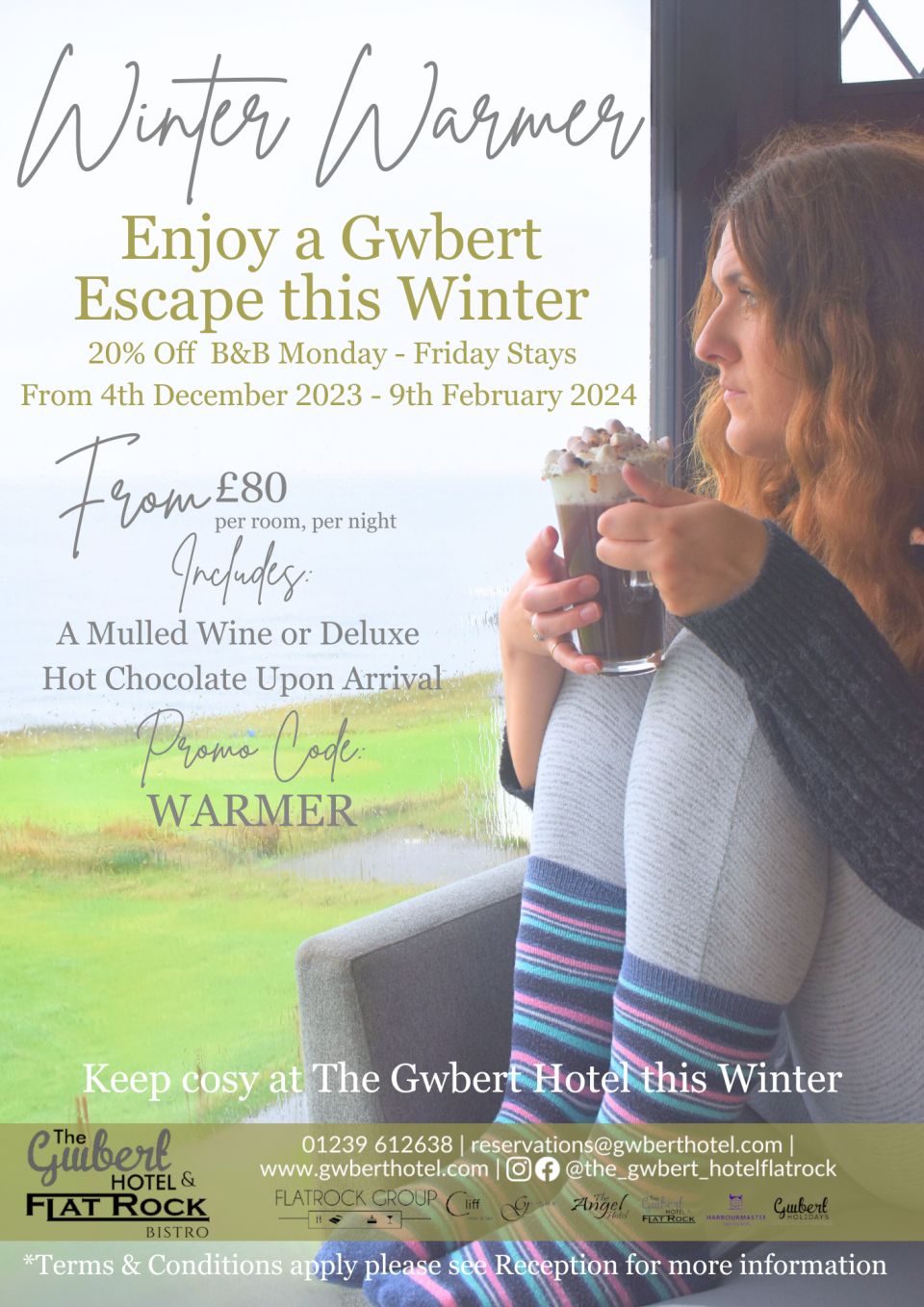 Gwbert Hotel Winter Warmer Accommodation Offer